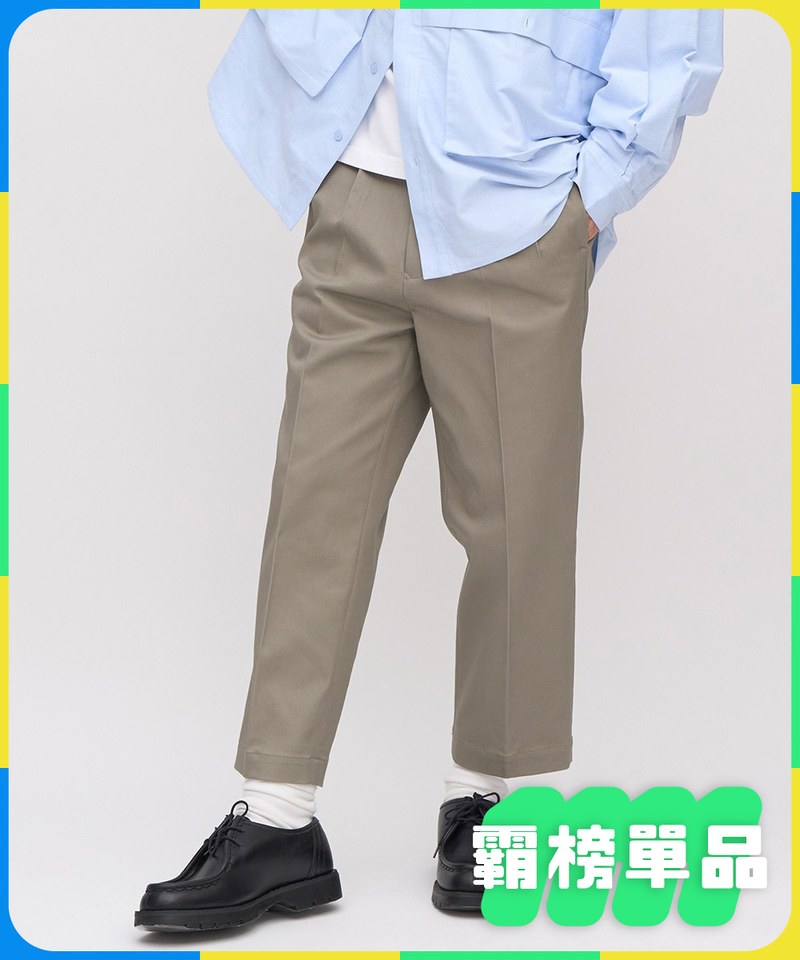 PLN3565 Billy Pants 斜紋棉比例神褲